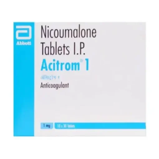 Acitrom 1 mg Tablets (Nicoumalone)