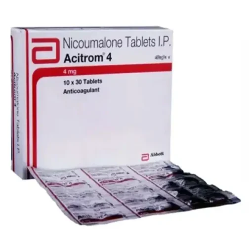 Acitrom 4 mg Tablets (Nicoumalone)