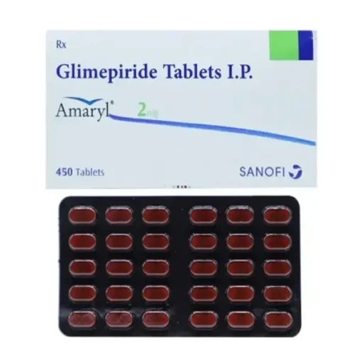 Amaryl 2 mg Tablet (Glimepiride)