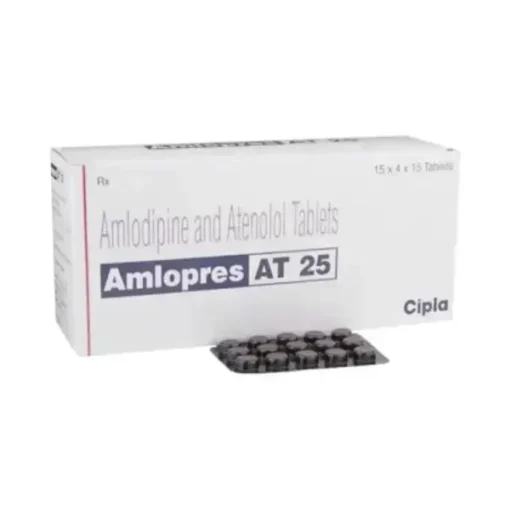 Amlopres AT 25 mg Tablet (Amlodipine / Atenolol)