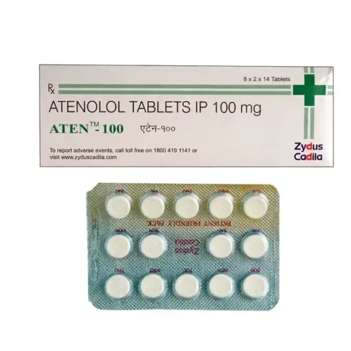 Aten 100 mg Tablet (Atenolol)
