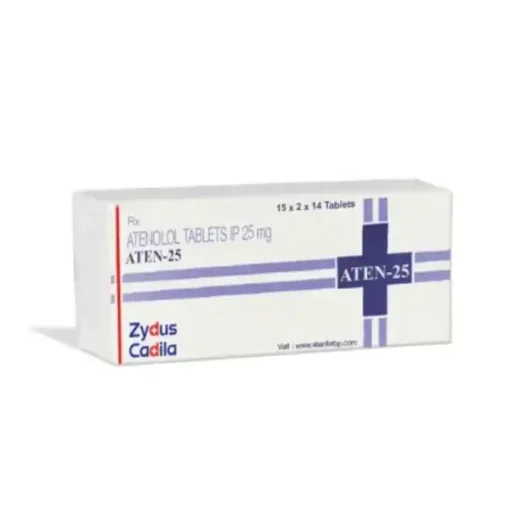 Aten 25 mg Tablet (Atenolol)