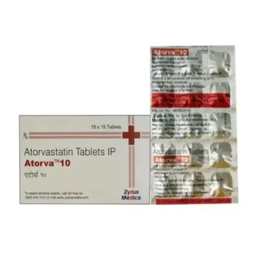 Atorva 10 mg Tablet (Atorvastatin)