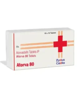 Atorva 80 mg Tablet (Atorvastatin)