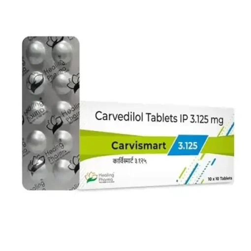 Carvismart 3.125mg Tablets (Carvedilol)