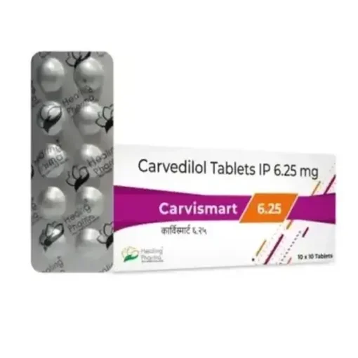 Carvismart 6.25mg Tablets (Carvedilol)