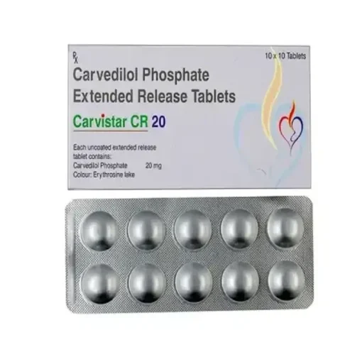 Carvistar CR 20mg (Carvedilol)