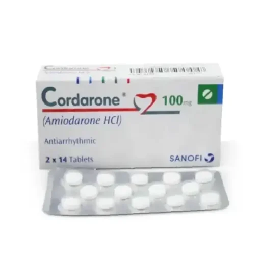 Cordarone 100 mg Tablet (Amiodarone)