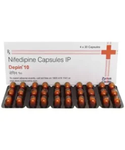 Depin 10 mg Capsule (Nifedipine)