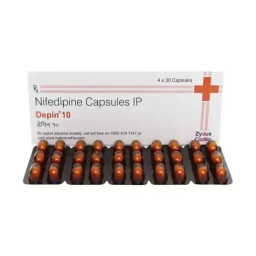 Depin 10 mg Capsule (Nifedipine)