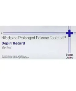 Depin Retard 20 mg Tablet (Nifedipine)