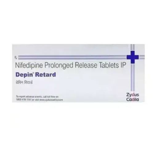 Depin Retard 20 mg Tablet (Nifedipine)