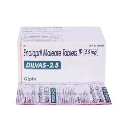 Dilvas 2.5 mg Tablet (Enalapril)