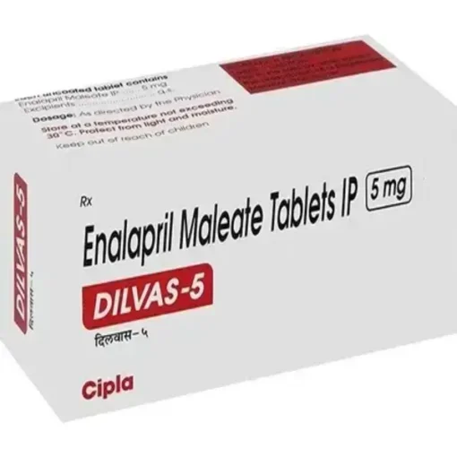 Dilvas 5 mg Tablet (Enalapril)