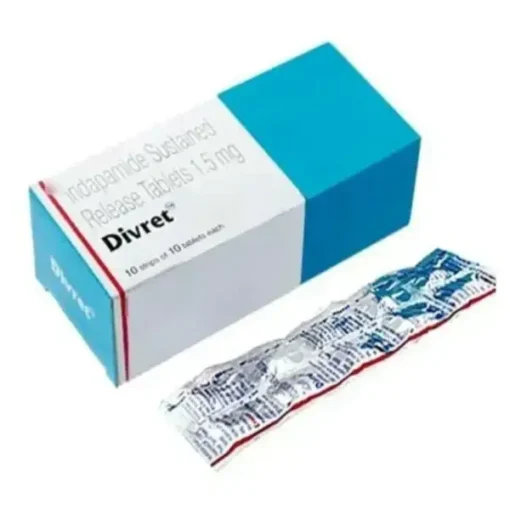 Divret 1.5 mg Tablet (Indapamide)