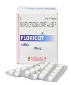 Floricot 100 mcg Tablet (Fludrocortisone)
