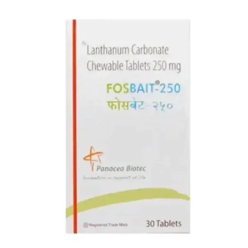 Fosbait 500 mg Tablets (Lanthanum Carbonate)