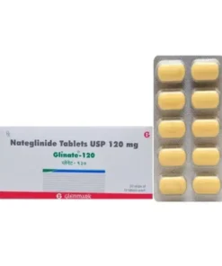 Glinate 120 mg Tablet (Nateglinide)