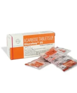 Glucobay 25 mg Tablet (Acarbose)