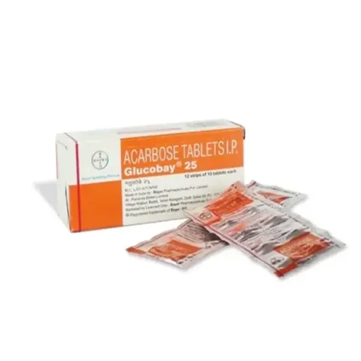 Glucobay 25 mg Tablet (Acarbose)