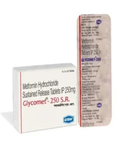 Glycomet 250 mg Tablet (Metformin)
