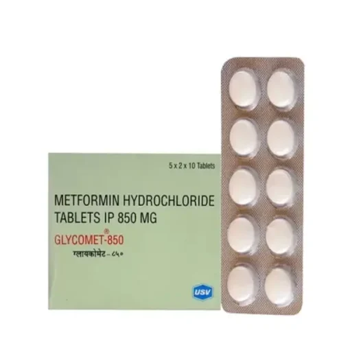 Glycomet 850 mg Tablet (Metformin)