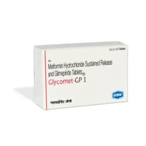 Glycomet GP 1 Tablet (Metformin / Glimepiride)