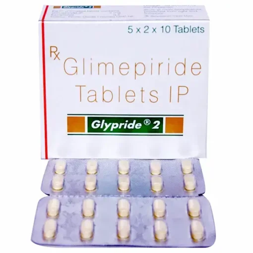 Glypride 2 mg Tablet (Glimepiride)