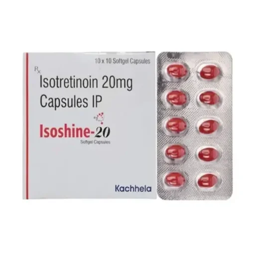 Isoshine 20 mg Capsule (Isotretinoin)