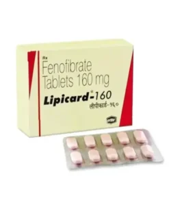 Lipicard 160 mg Tablet (Fenofibrate)
