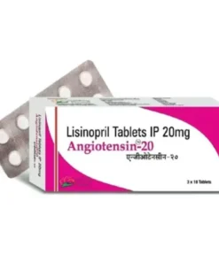 Lisinopril 20 mg Tablets (Angiotensin)