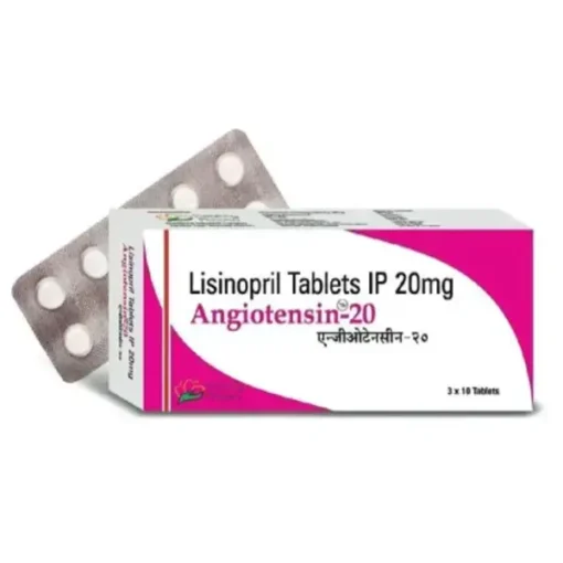Lisinopril 20 mg Tablets (Angiotensin)