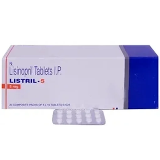 Listril 5 mg Tablet (Lisinopril)