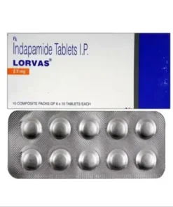 Lorvas 2.5 mg Tablet (Indapamide)