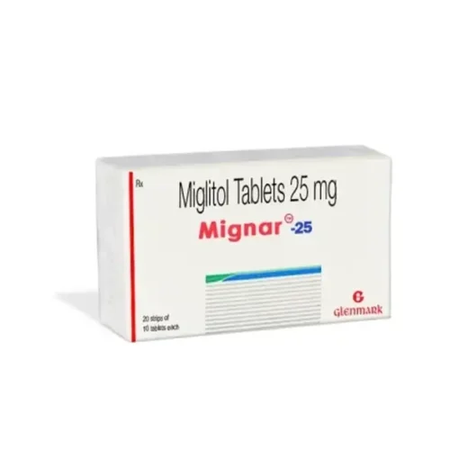 Mignar 25 mg Tablet (Miglitol)