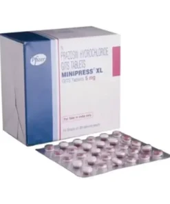 Minipress XL 5 mg Tablet (Prazosin)