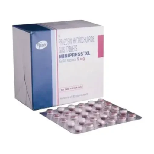 Minipress XL 5 mg Tablet (Prazosin)