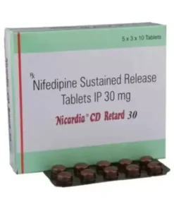 Nicardia CD Retard 30 mg Tablet (Nifedipine)