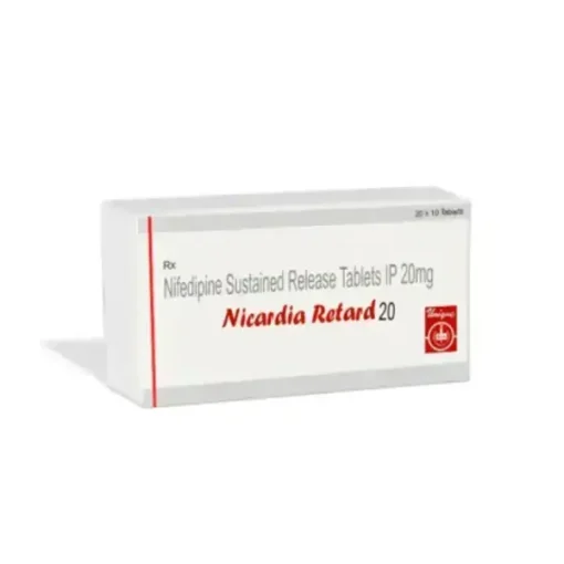 Nicardia Retard 20 mg Tablet (Nifedipine)
