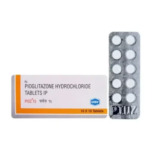 Pioz 15 mg Tablet (Pioglitazone)