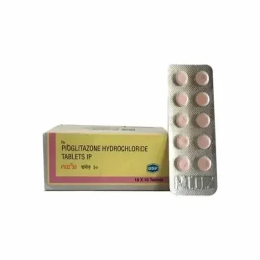 Pioz 30 mg Tablet (Pioglitazone)