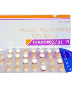 Prazopress XL 5 mg Tablet (Prazosin)