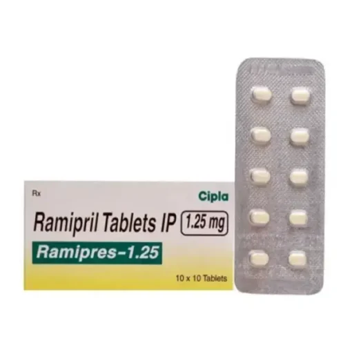 Ramipres 1.25 mg Tablet (Ramipril)