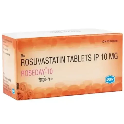 Roseday 10 mg Tablet (Rosuvastatin)