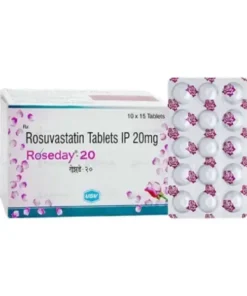 Roseday 20 mg Tablet (Rosuvastatin)