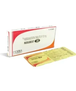 Rosubest 20 mg Tablet (Rosuvastatin)