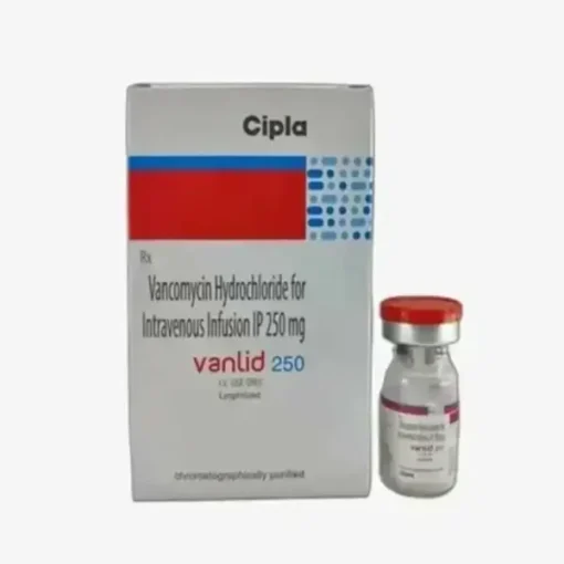 Vanlid 250 mg Injection (Vancomycin)