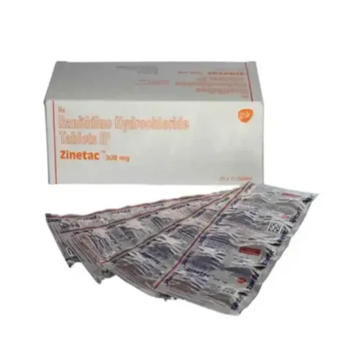 Zinetac 300 mg Tablet (Ranitidine)