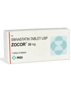 Zocor 20 mg Tablet (Simvastatin)