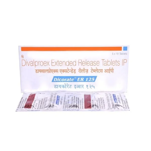 Dicorate ER 250 Mg Tablets (Divalproex) 1 Dicorate ER 250 Mg Tablets (Divalproex)